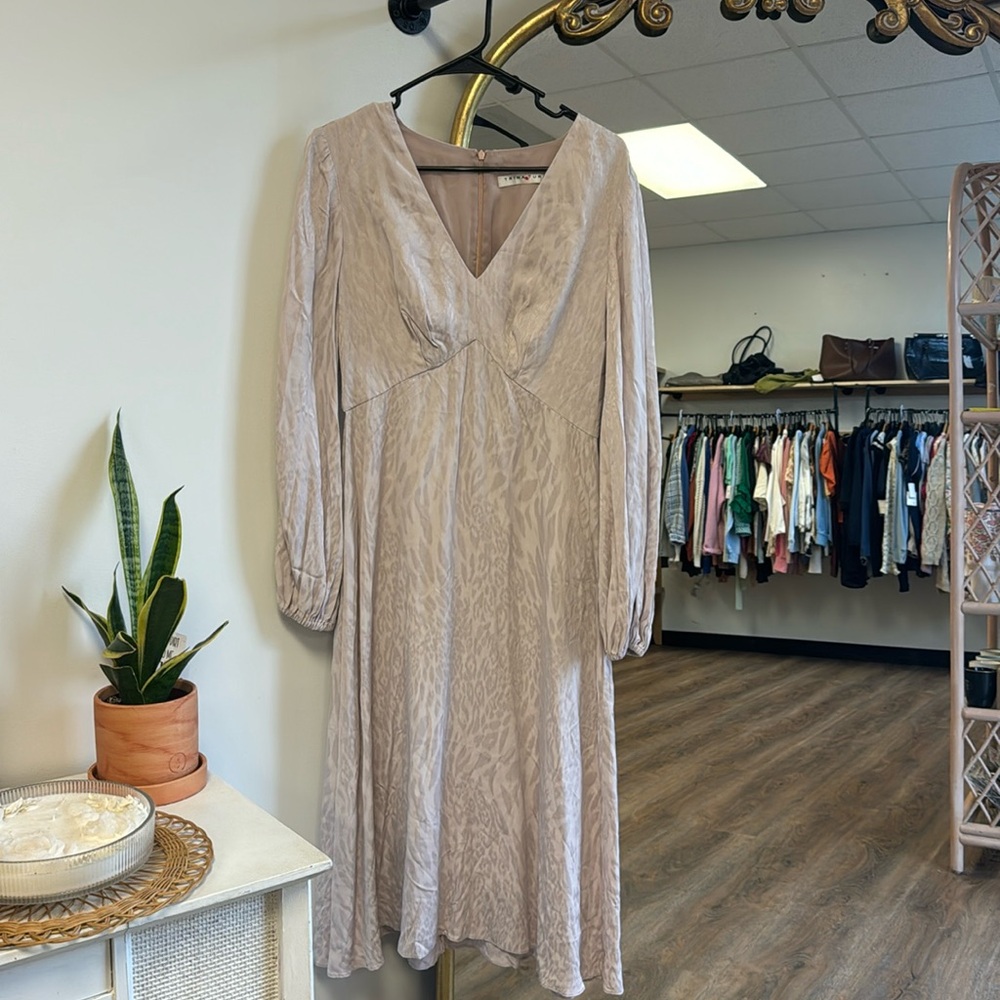 Trina Turk silk midi dress